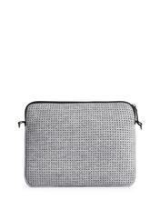 The West Coast Crossbody Bag - Rebecca Judd x Prene (LIGHT GREY MARLE / SILVER) Neoprene Crossbody / Hand Bag - Image 3