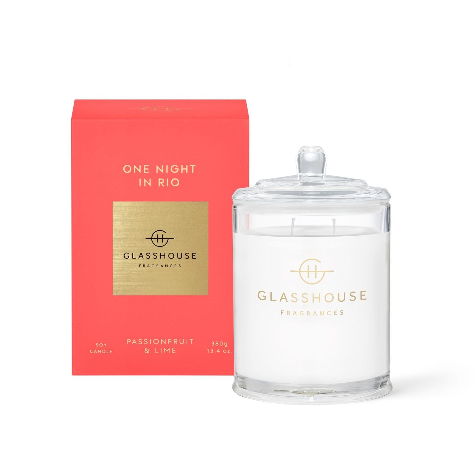 Glasshouse Fragrances 380g Candle - One Night in Rio